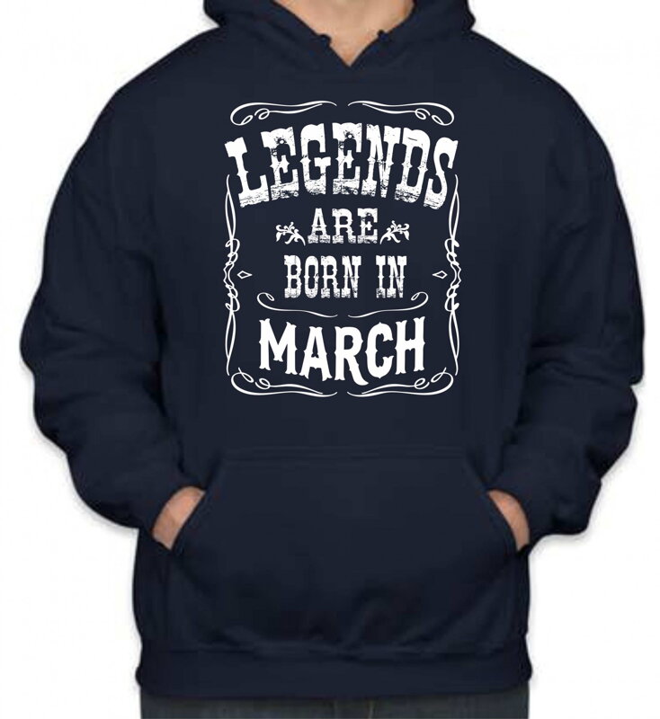 Birthday's Hoodie - LEGENDS ARE BORN IN ... (chose month)
