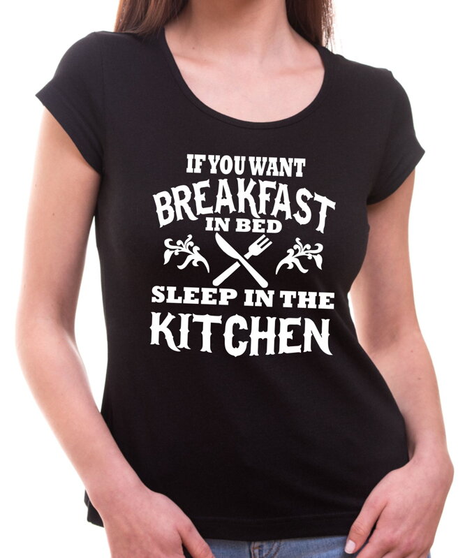 Women's T-shirt - Breakfast in bed
