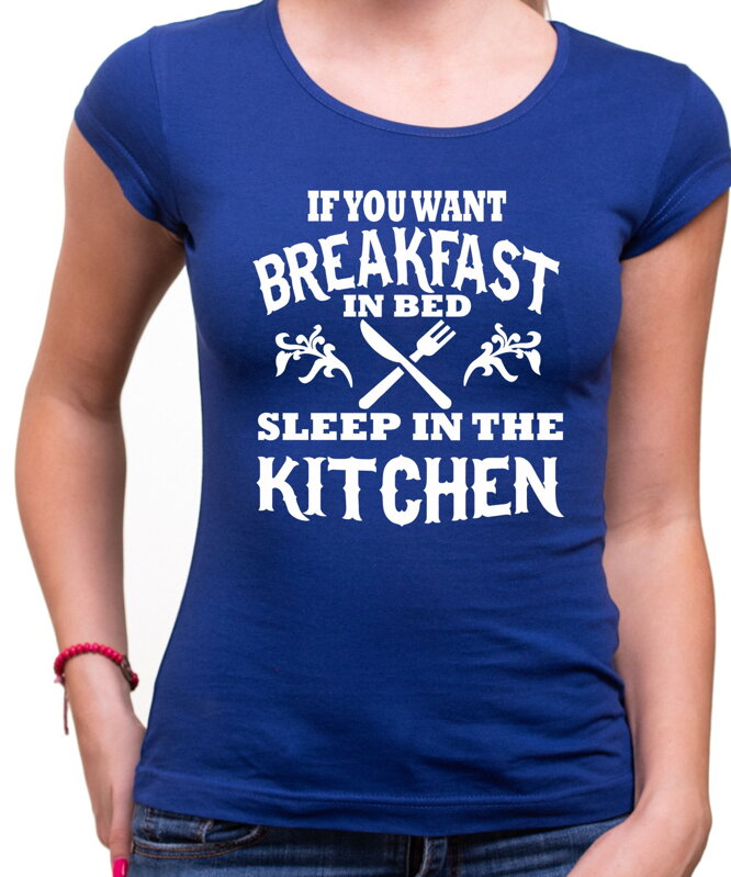 Women's T-shirt - Breakfast in bed