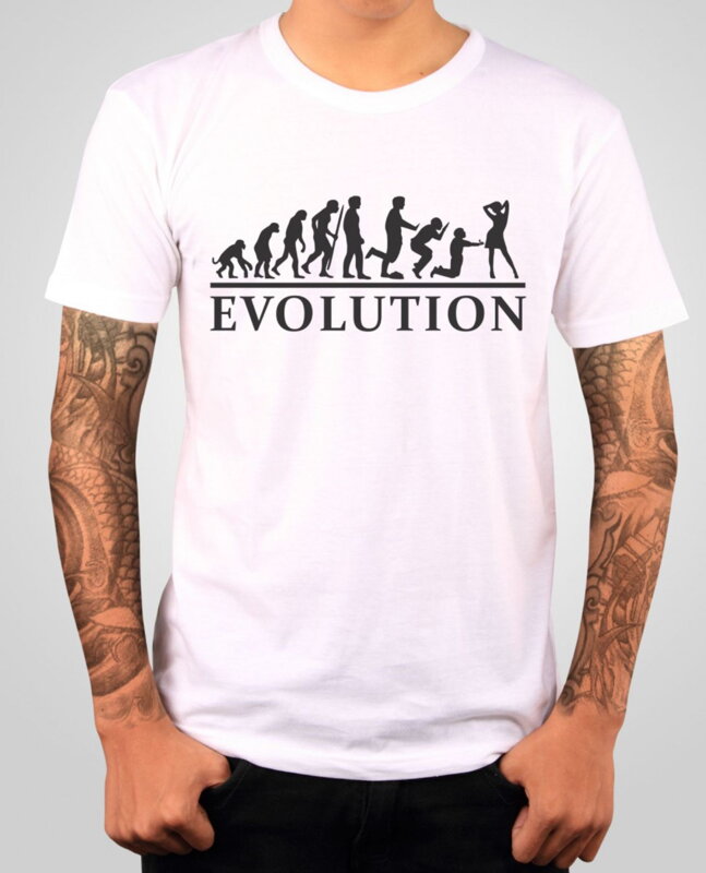 T-shirt Wedding evolution