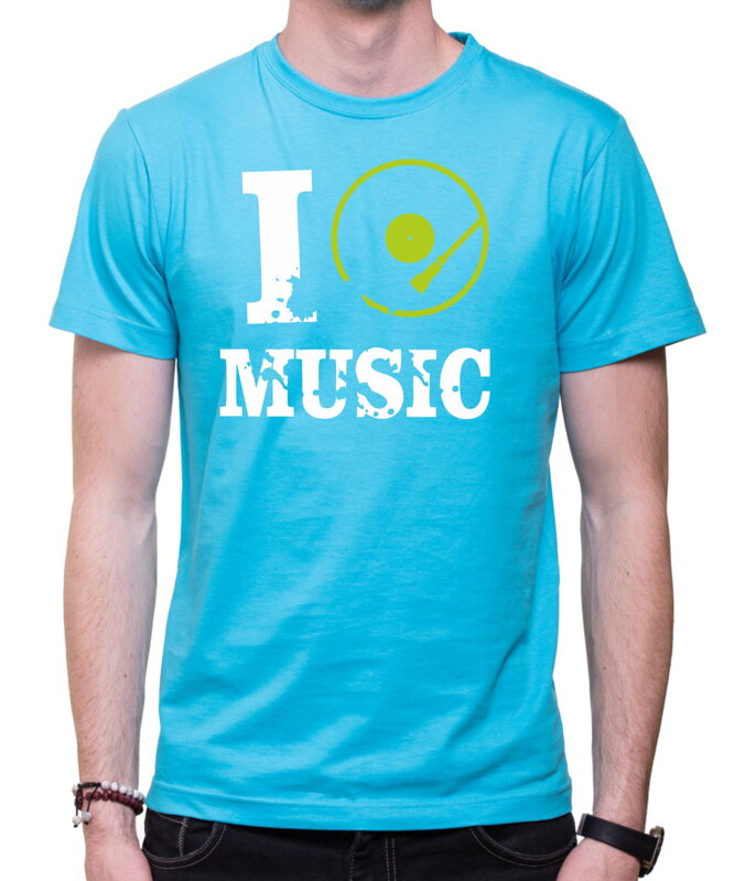 T-shirt - I MUSIC men's/woman