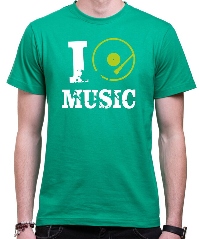 T-shirt - I MUSIC men's/woman