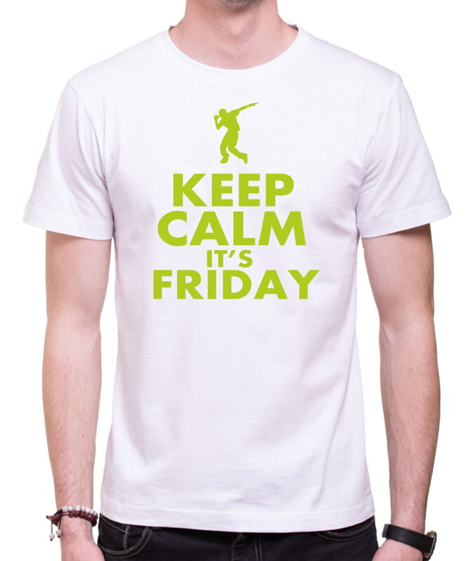 T-shirt - KEEP CALM IT'S FRIDAY
