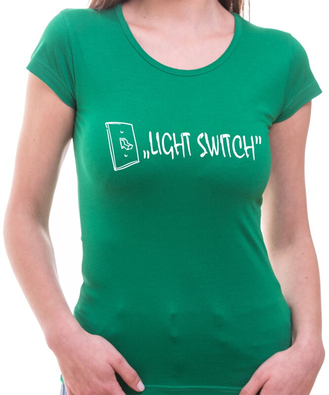 Tričko - Light Switch (dámske)