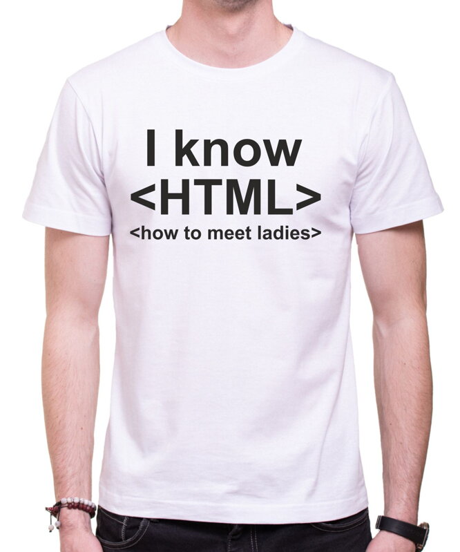 T-shirt - I know HTML T-shirt - I know HTML