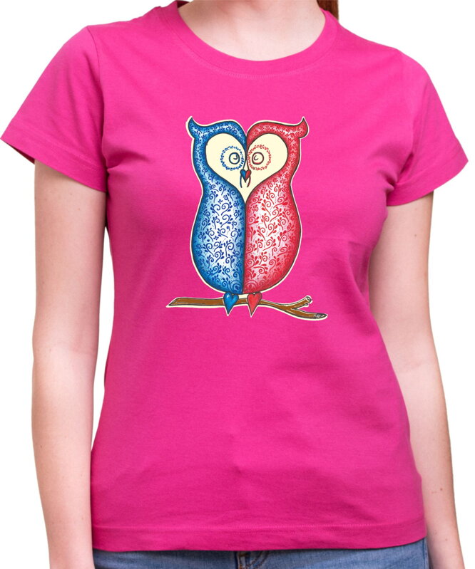 Women's T-shirt - Folk pattern heart Women's T-shirt - Folk pattern heart