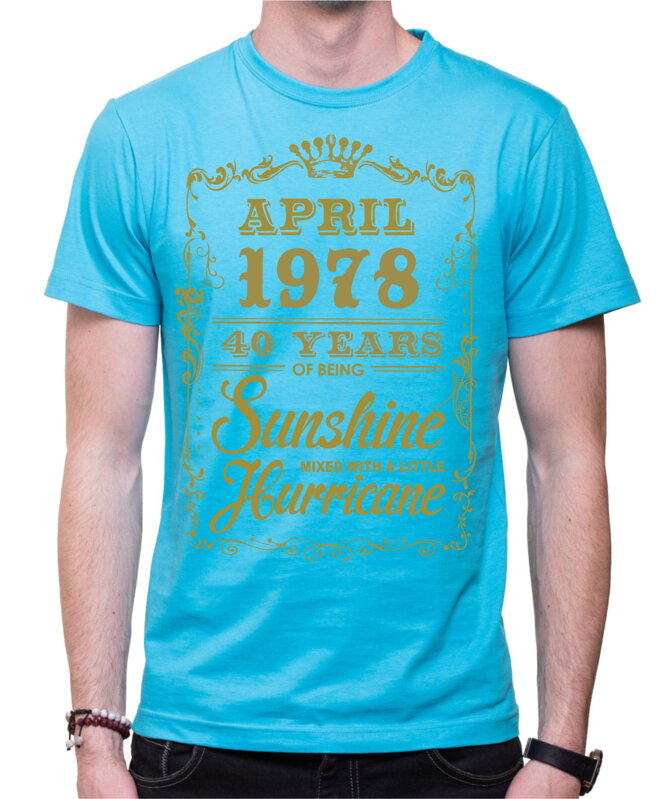 Birthday's t-shirt - XX yeaes of beeing sunshine Birthday's t-shirt - XX yeaes of beeing sunshine