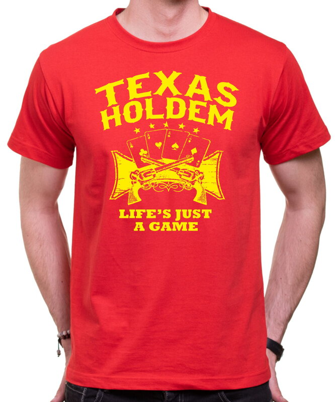 T-shirt - Texas holdem, Life is a game