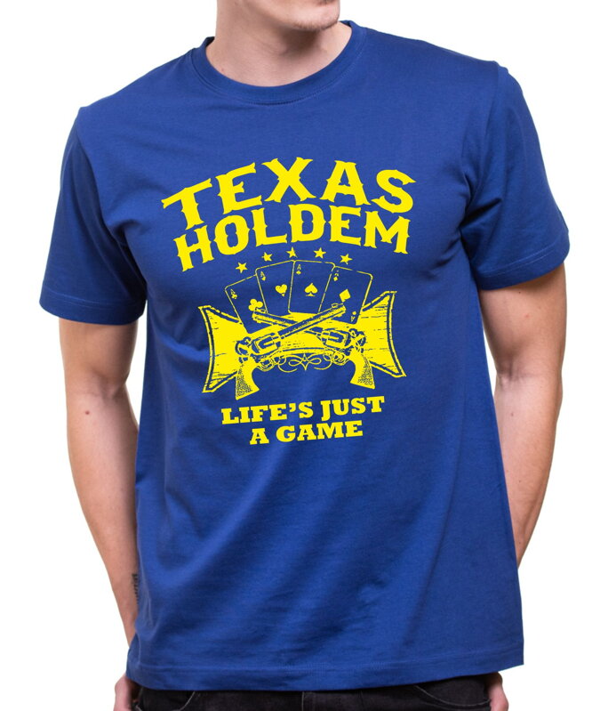 T-shirt - Texas holdem, Life is a game