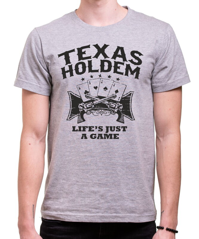 T-shirt - Texas holdem, Life is a game