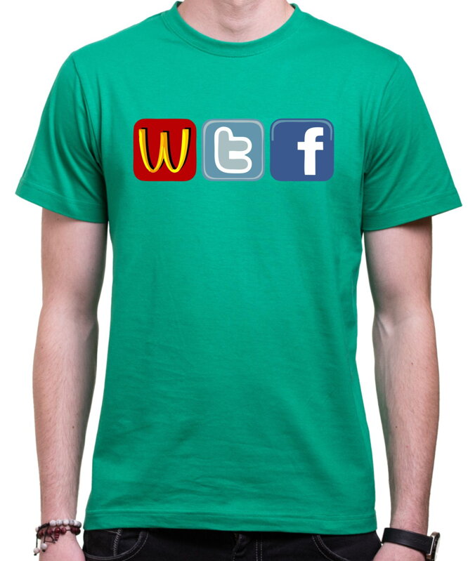 T-shirt - WTF Social sites