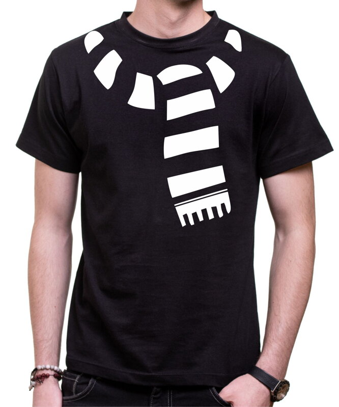 T-shirt - Christmas scarf