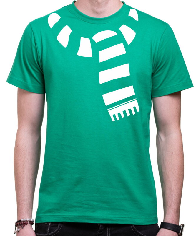 T-shirt - Christmas scarf