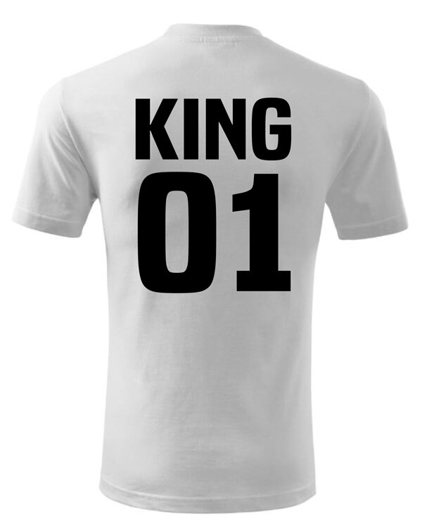 Men's / women's t-shirt KING - QUEEN (king / queen)
