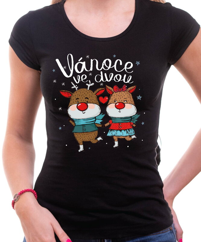 T-shirt - Christmas reindeer 