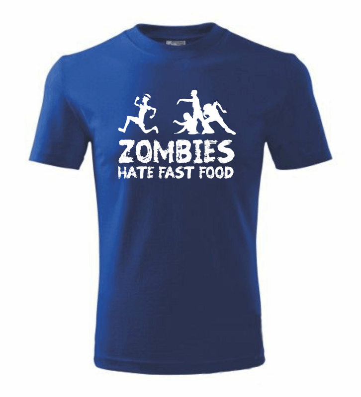 T-shirt - Zombies hate fast food