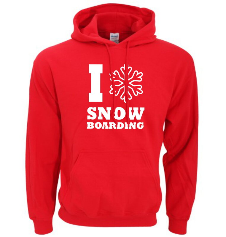 Hoodie- I snowboarding