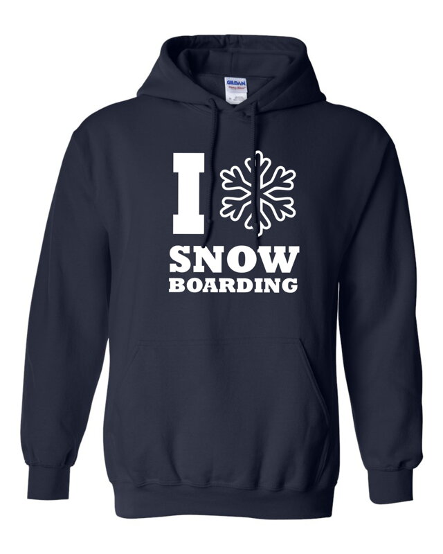 Hoodie- I snowboarding