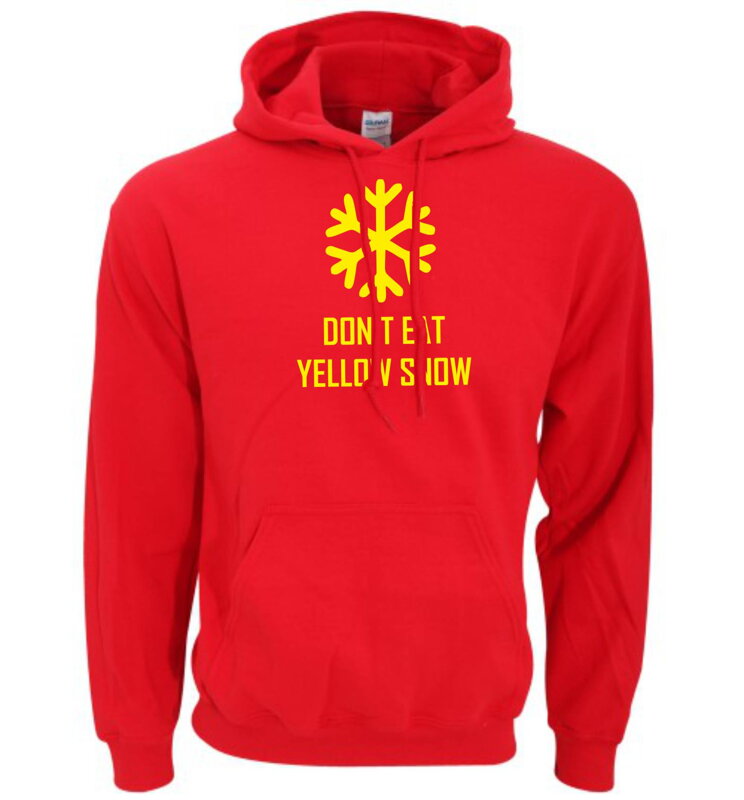 Hoodie - Yellow snow 