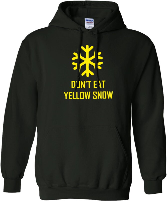 Hoodie - Yellow snow 