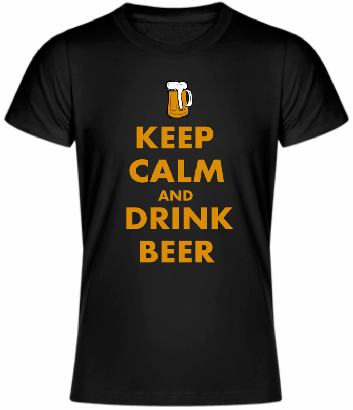 T-shirt - KEEP CALM AND DRINK BEER