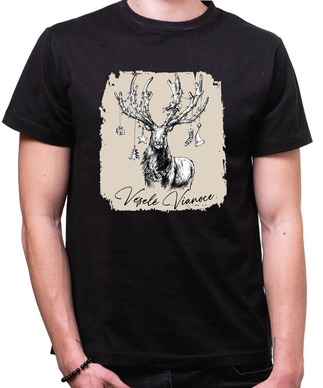 T-shirt - Christmas reindeer T-shirt - Christmas reindeer