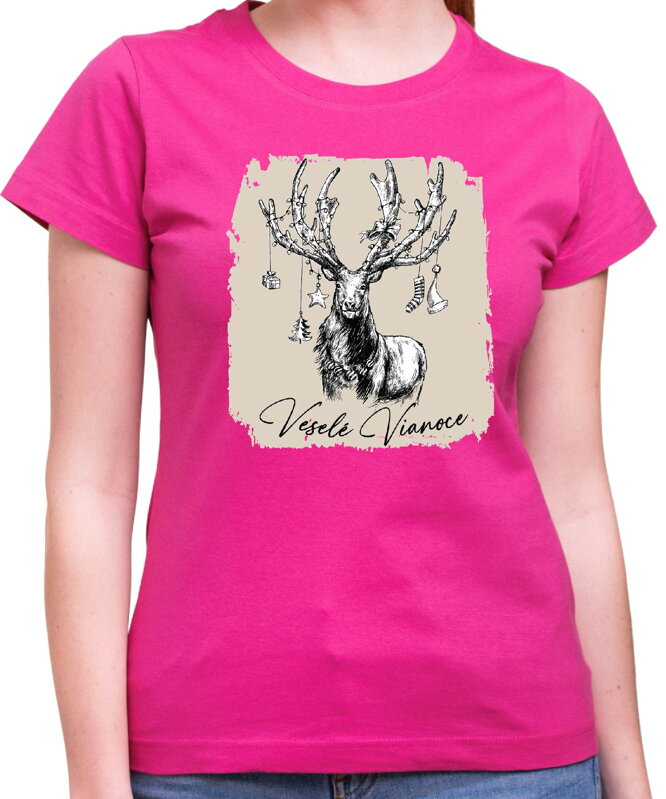 T-shirt - Christmas reindeer 