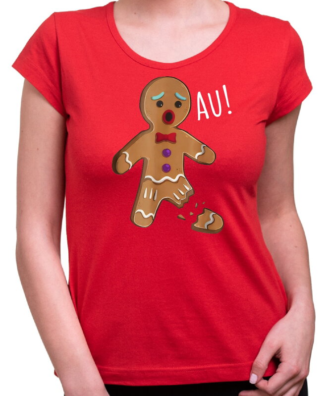 T-shirt - Christmas scarf