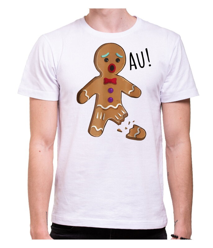 T-shirt - Christmas scarf