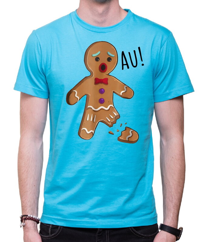 T-shirt - Christmas scarf