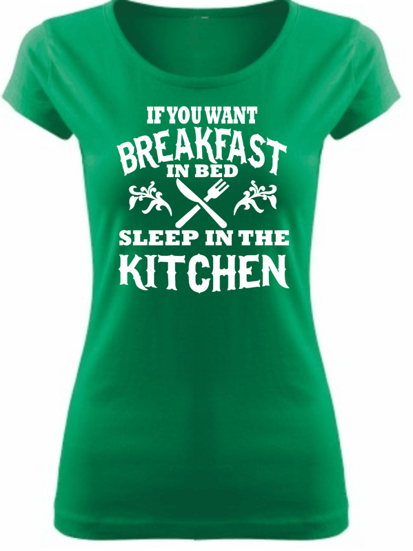 Women's T-shirt - Breakfast in bed