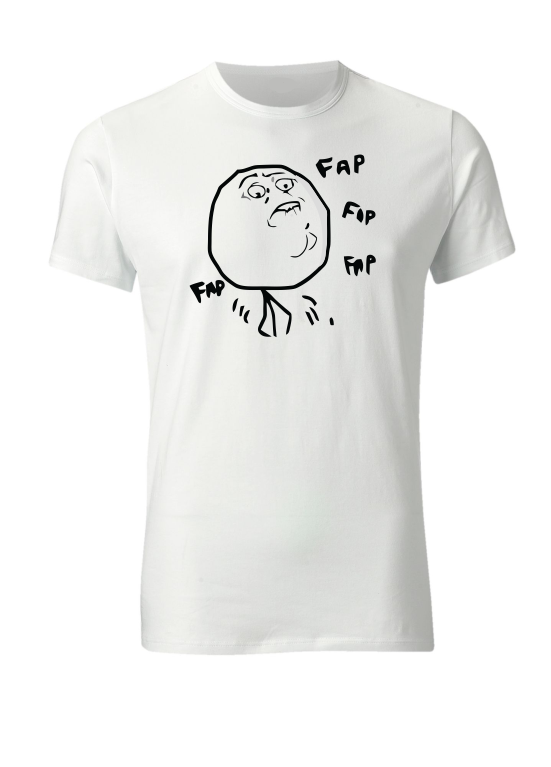 Tričko MEME - Fap fap Tričko MEME - Fap fap