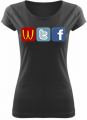 Women's T-shirt - WTF Social sites