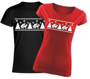 T-shirt - Christmas reindeer